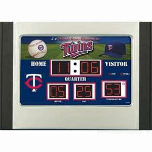  Minnesota Twins Scoreboard Desk & Alarm Clock: Sports 