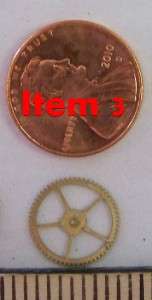 Sold 4 gears per lot. Lots priced according to size and scarcity.