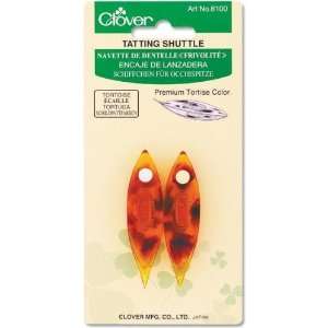   Plastic Tortoise Shell Tatting Shuttle 2/Pkg (2 Pack) 