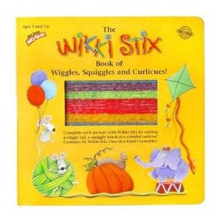  Eight Inch Wikki Stix Primary Colors (plus black and white 