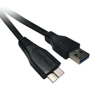  USB 3.0 A Male to Micro B Cabl,Black 1.8m Electronics