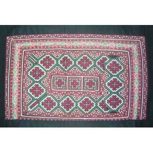  Antique Embroidery Textile Art Miao Hmong Costume #138 