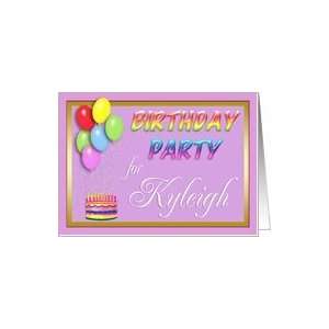 Kyleigh Birthday Party Invitation Card Toys & Games