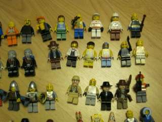 LEGO 68 Minifigs people + Star Wars Spongebob Indiana Jones weapons 