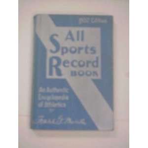  1932 All Sports Record Book by Frank G. Menke