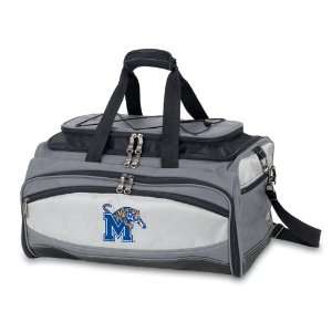   Barbecue Set In One/Black W/Gray And Silver Memphis University