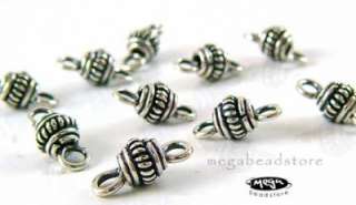 Coil Patina Spacers Bali Sterling Silver Spacer Coil Connector Beads 