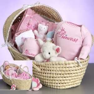 Deluxe Moses Basket Gift Set (Princess) Grocery & Gourmet Food