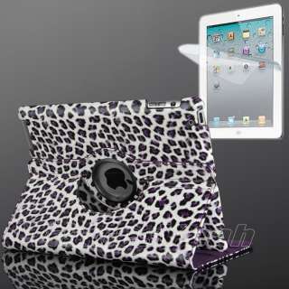 13 Colors The New iPad 3 3rd 360° Rotating Magnetic PU Leather Case 