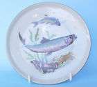 Colditz display plates with game fish patterns