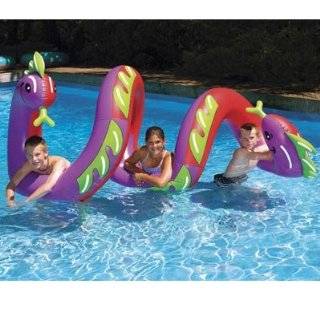  Slider Island Inflatable Pool Slide: Toys & Games