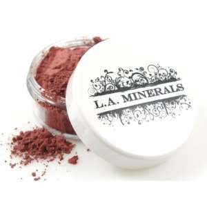    L.A. Minerals Plum Crazy Matte Mineral Makeup Blush Beauty