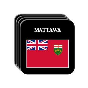  Ontario   MATTAWA Set of 4 Mini Mousepad Coasters 