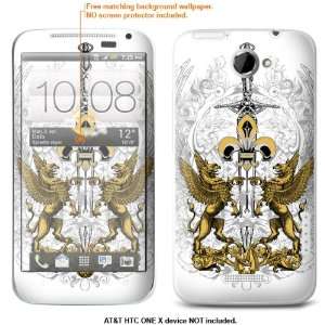  Protective Decal Skin Sticker for AT&T HTC ONE X AT&T 