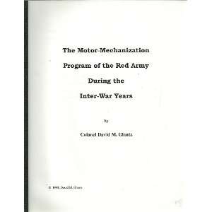   Program of the Red Army During the Inter War Years Books