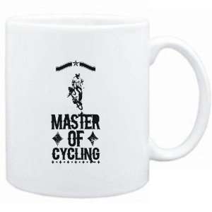 Mug White  Master of Cycling  Sports 