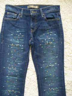 OLD NAVY OPEN CUT EMBELLISHED JEANS SIZE 8   NEW  