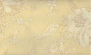 Wallpaper Pale Yellow Jacobean Floral  