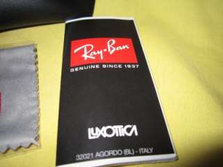 New Ray Ban eye sunglasses belt cas Luxottica CASE ONLY MINT  