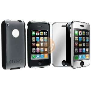Black Otterbox OEM Commuter TL Case for Apple iPhone 3G / 3GS + Mirror 