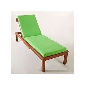  Kiwi Green Solid Pool Lounger Cushion 