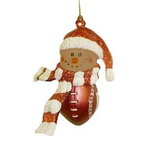   NCAA Touchdown Snowman Christmas Ornament #14635