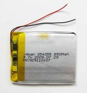 7V 850mAh Lithium Polymer Battery For Mp3 GPS Nav Y35  