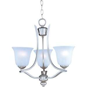  Madera Collection 3 Light 20 Satin Silver Chandelier with 