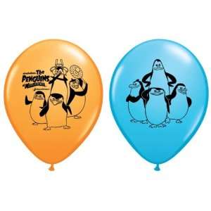  Lets Party By Penguins of Madagascar Latex Balloons 