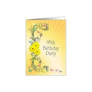  Invitation to a 95th Birthday party Card Toys & Games