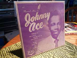 ACE JOHNNY MEMORIAL ALBUM DUKE LABEL ORANGE PURPLE LABEL RARE 107 