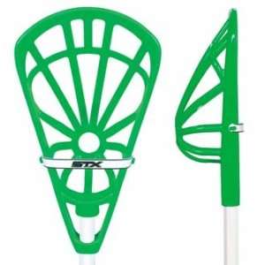  Set of 6 Green Lacrosse STXBALL Sticks