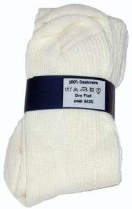 100% CASHMERE Bed Socks Sox Johnstons of Elgin NWT One Size  Comfort 