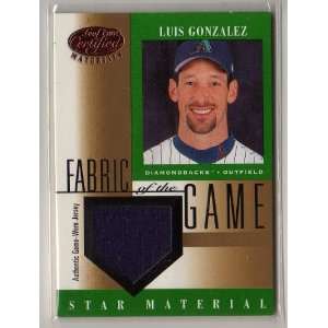   Fabric of the Game Jersey Luis Gonzalez Baseball Carl 