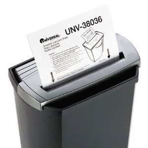  Universal Shredder Lubricant Sheets UNV38036: Electronics