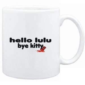  Mug White  Hello Lulu bye kitty  Female Names Sports 