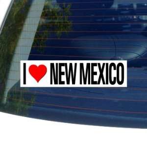  I Love Heart NEW MEXICO   Window Bumper Sticker 