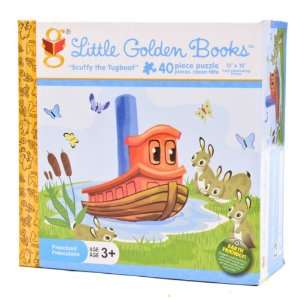  Little Golden Books Puzzle Scuffy the Tugboat in the Pond 