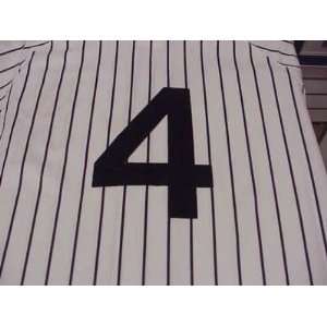  Yankees LOU GEHRIG Authentic Pinstripe Jersey XL: Sports 