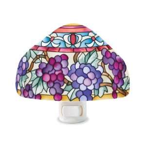   : Grapes Tiffany Style   Night Light by Joan Baker: Home Improvement