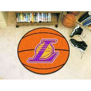 Los Angeles Lakers Basketball Rug 