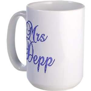  Mrs. Depp Love Large Mug by  