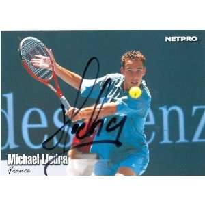  Michael Llodra Autographed Tennis Card