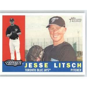 Jesse Litsch / Toronto Blue Jays   2009 Topps Heritage Card # 66   MLB 