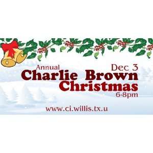   : 3x6 Vinyl Banner   Annual Charlie Brown Christmas: Everything Else