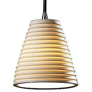   Limoges Mini Cone Pendant by Justice Design Group: Home & Kitchen