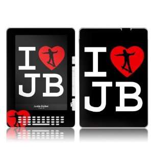   JB110062  Kindle DX  Justin Bieber  I Heart JB Skin: Electronics