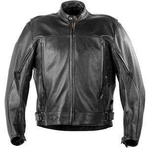  Power Trip Power Glide Leather Jacket   4X Large/Black 