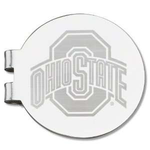   Buckeyes Silver Plated Laser Engraved Money Clip: Sports & Outdoors