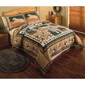    Bedding by Pem America The Hunt King Quilt: Everything Else
